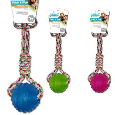 14546 Kemirme İpli Top Oyuncak 20 cm - 1