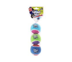 6118 Gigwi Ball Tenis Topu 3'Lü 6 Cm Köpek Oyun.