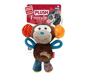 6286 Plush Friendz Sesli Maymun Peluş Köpek Oyuncak