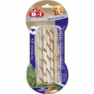 8 İn 1 Delights Beef Twisted Sticks Biftekli Ödül - 1