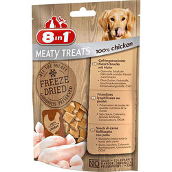8 İn1 Meaty Treats Tavuk Etli Kurutulmuş Tahılsız Köpek Ödülü 50 Gr 661439