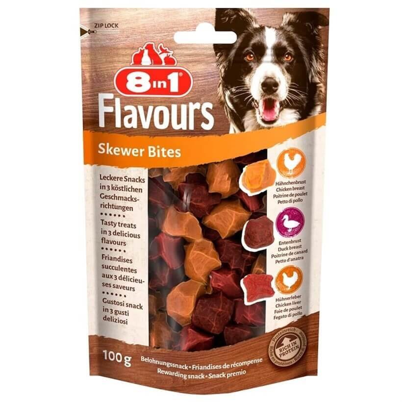 8in1 Flavours Skewer Bites Köpek Ödülü 100 Gr - 1