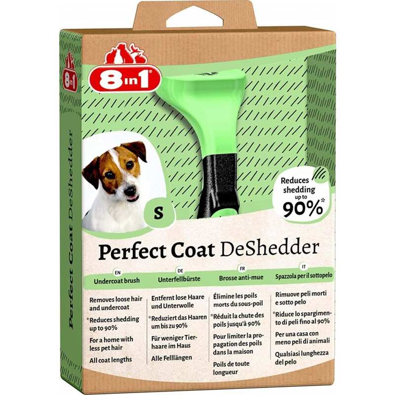 8in1 Perfect Coat DeShedder Furminator Küçük Irk Köpek Tarağı S