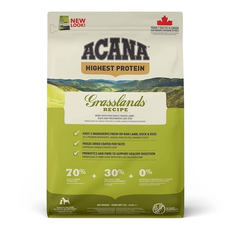 Acana Gr.Asslands Etli Tahılsız Köpek Maması 2 Kg. - 1
