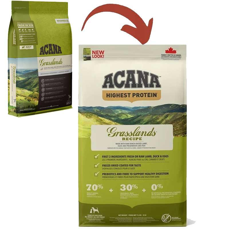 Acana Gr.Asslands Tahılsız Köpek Maması 11,4 Kg. - 1