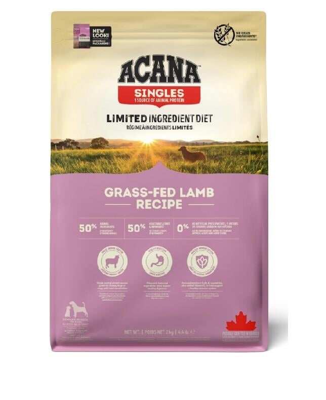 Acana Gr.Ass Fed Kuzulu Köpek Maması 2 Kg.