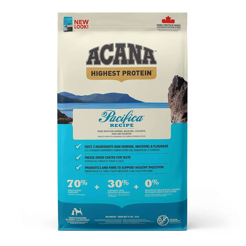 Acana Pacifica Dog Yetişkin Köpek Maması 11,4 Kg.