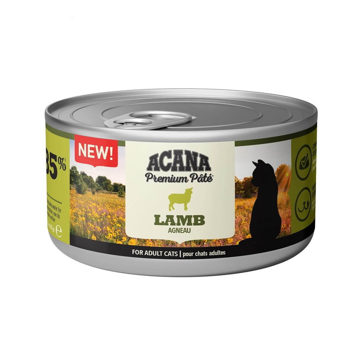 Acana Premium Pate (Ezme) Kuzu Etli Kedi Konservesi 85 Gr - 1