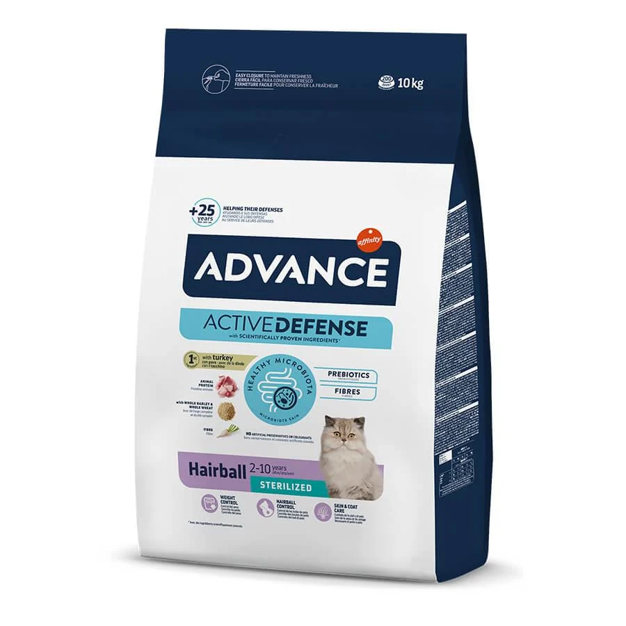 Advance Cat Sterılızed Haırball 10 Kg.