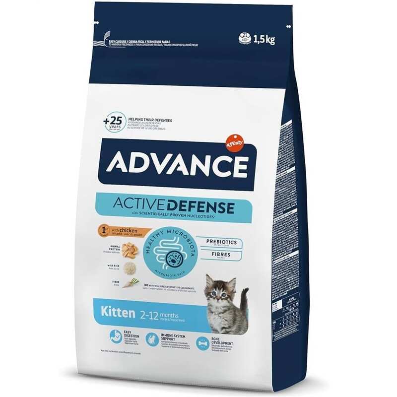 Advance Cat Kitten Tavuklu Pirinçli Yavru Kedi Maması 1,5 Kg.