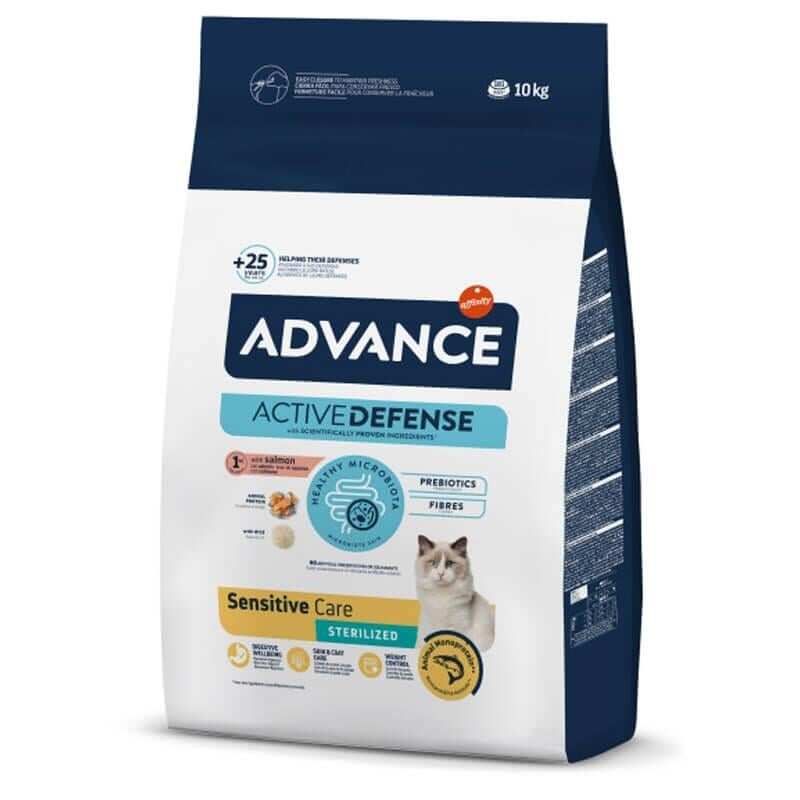 Advance Sensitive Somonlu Kısırlaştırılmış Kedi Maması 10kg