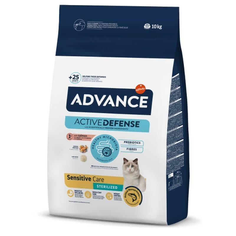 Advance Sensitive Somonlu Kısırlaştırılmış Kedi Maması 10kg - 1