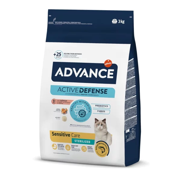 Advance Sterilized Kısırlaştırılmış Kedi Maması Somonlu 3 Kg. - 1