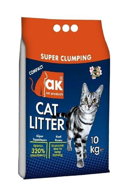 Akkum İnce Taneli Topaklaşan Kedi Kumu 10 Kg - 1