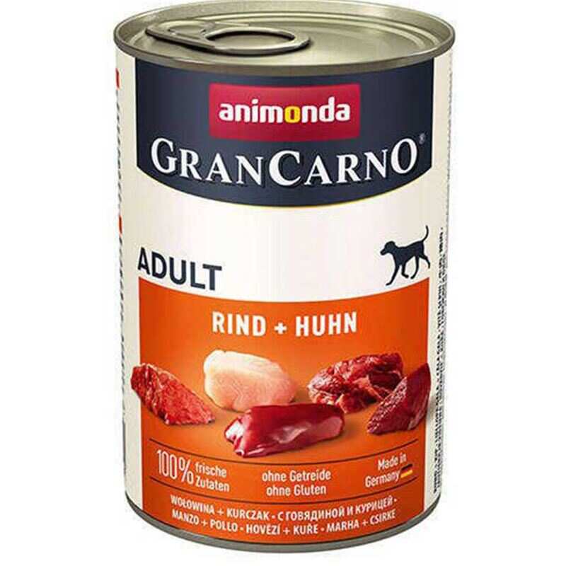 Animonda Gran Carno Biftekli Sığır Etli Yetişkin Köpek Konservesi 400 Gr.