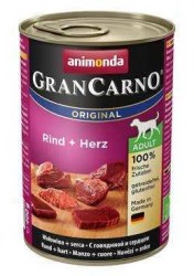 Animonda Gran Carno Sığır Etli Yürekli Köpek Konservesi 400 Gr.