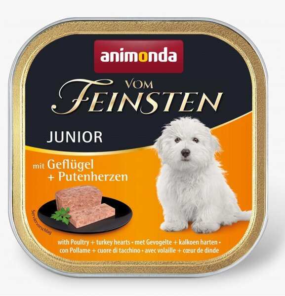 Animonda Von Feinsten Kümes Hayvanlı&Hindi Yürekli Yavru Köpek Konservesi 150 Gr.