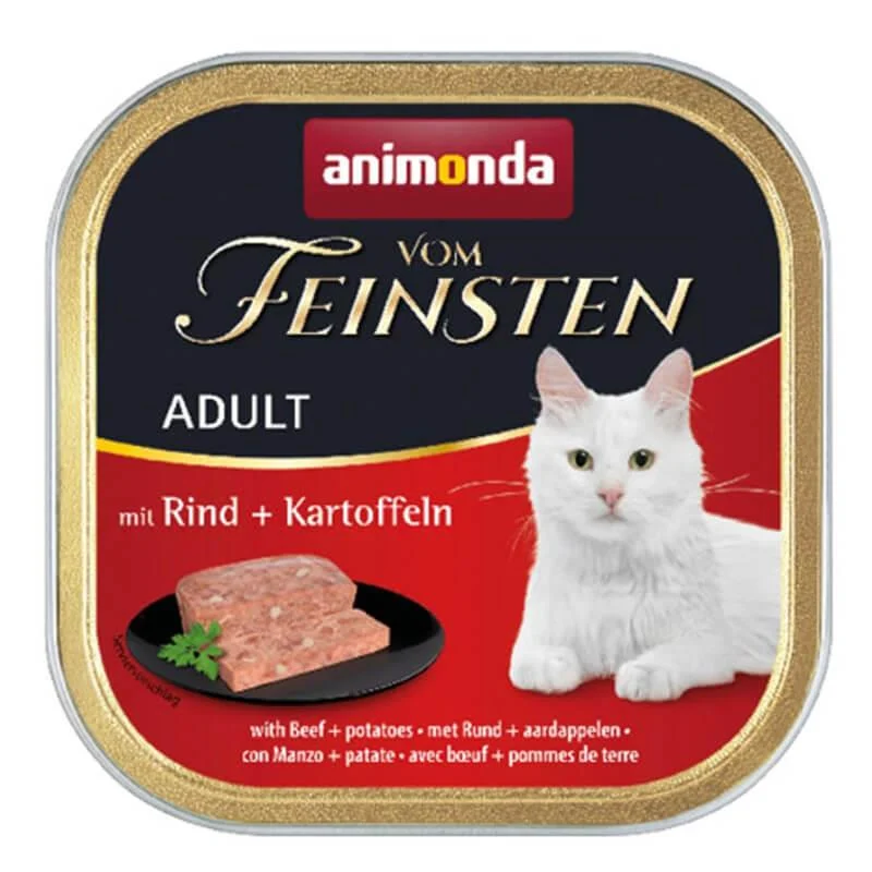 Animonda Vom Feinsten Biftekli Patatesli Kedi Konservesi 100 Gr.