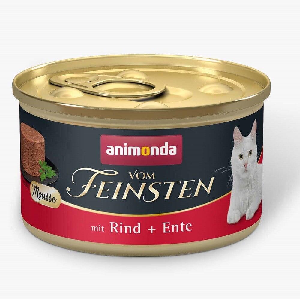 Animonda Vom Feinsten Sığırlı ve Ördekli Yetişkin Kedi Konservesi 85g - 1