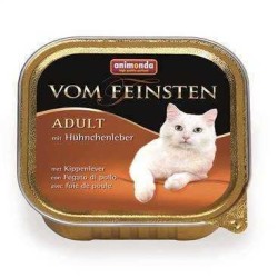 Animonda Vom Feinsten Tavuklu Ve Ciğerli Kedi Konserve Maması 100 Gr. - 1