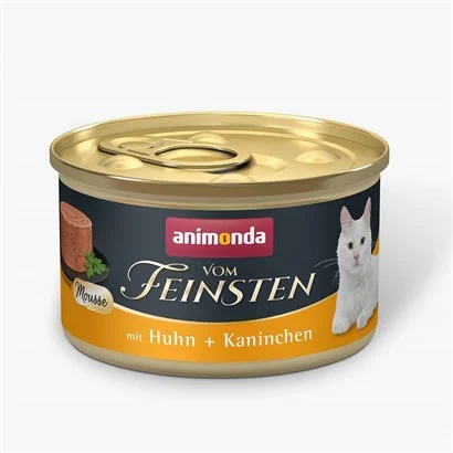 Animonda Vom Feinsten Tavuklu ve Tavşanlı Yetişkin Kedi Konservesi 85g - 1