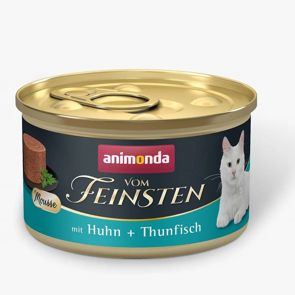 Animonda Vom Feinsten Tavuklu ve Ton Balıklı Yetişkin Kedi Konservesi 85g - 1