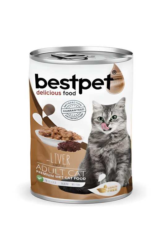 BESTPET CİĞERLİ TAVUKLU KEDİ KONSERVESİ 400GR