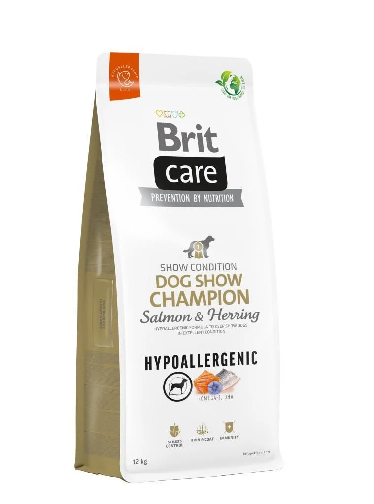 BRİT CARE DOG SHOW CHAMPİON SOM. RİNGALI KÖPEK MAMASI 12 KG