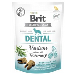 BRİT CARE FUNCTİON SNACK DENTAL GEYİKLİ KÖPEK ÖDÜLÜ 150GR