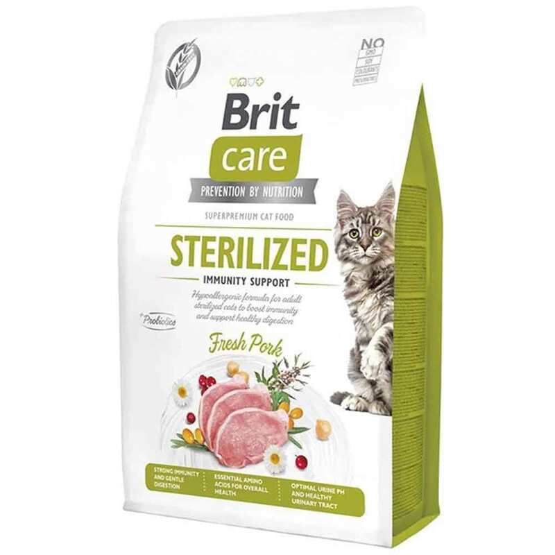 BRİT CARE GRAİN-FREE STERİLİZED IMMUNİTY SUPPORT KISIRLAŞTIRILMIŞ YETİŞKİN KEDİ MAMASI 2KG