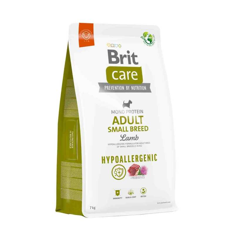 BRİT CARE HİPOALERJENİK KÜÇÜK IRK KUZULU YETİŞKİN KÖPEK MAMASI 3KG