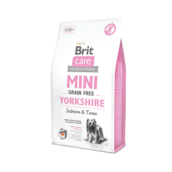 BRİT CARE TAHILSIZ MİNİ YORKSHİRE SOMONLU KÖPEK MAMASI 2 KG.