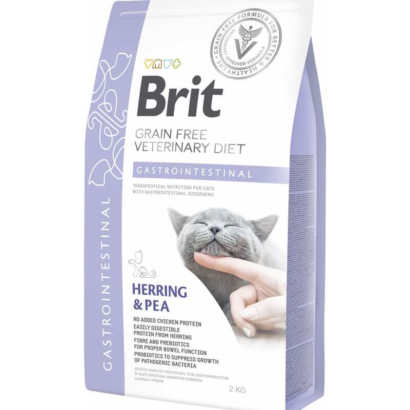 BRIT GF VETERINARY DIETS CAT GASTROINTESTINAL RİNGA BEZELYE 2 KG