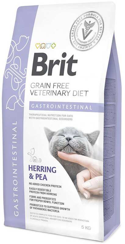 BRIT GF VETERINARY DIETS CAT GASTROINTESTINAL RİNGA BEZELYE 5 KG