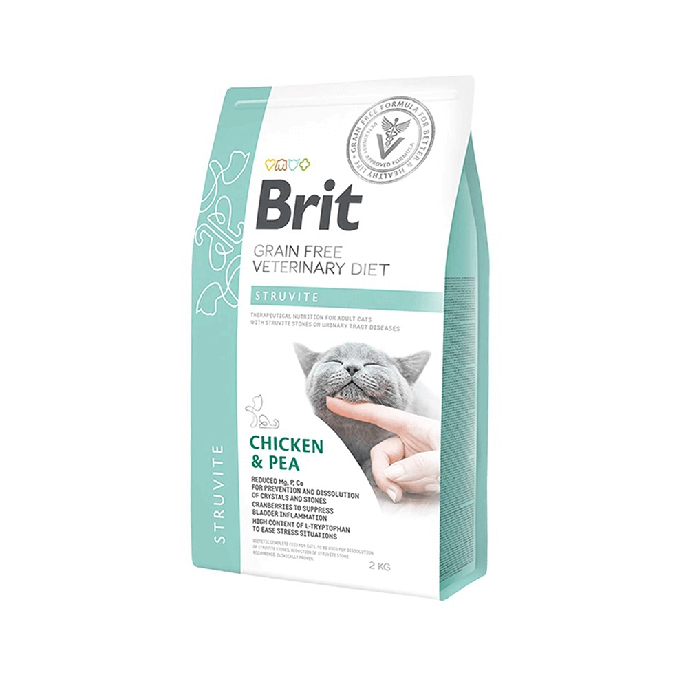 BRIT GF VETERINARY DIETS CAT STRUVITE TAVUK BEZELYE 5 KG