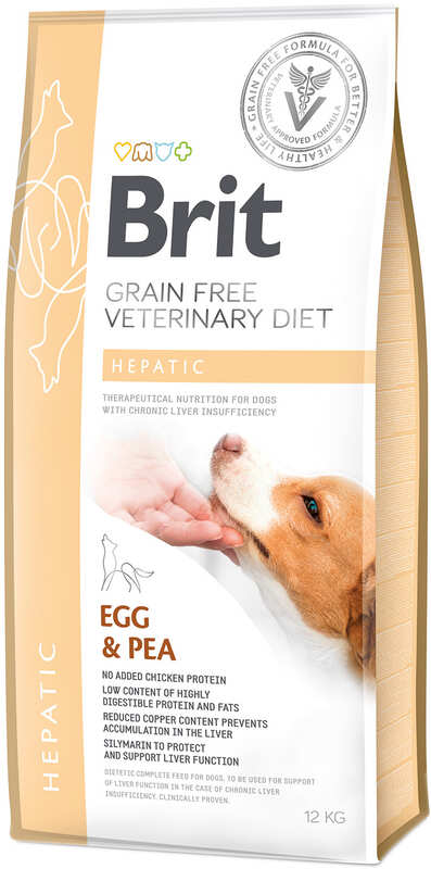 BRIT GF VETERINARY DIETS DOG HEPATIC 12 KG