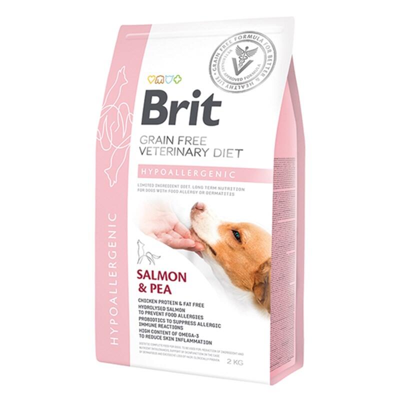 BRİT VETERİNARY DİET HYPO-ALLERGENİC TAHILSIZ CİLT SAĞLIĞI DESTEKLEYİCİ KÖPEK MAMASI 2 KG - 1