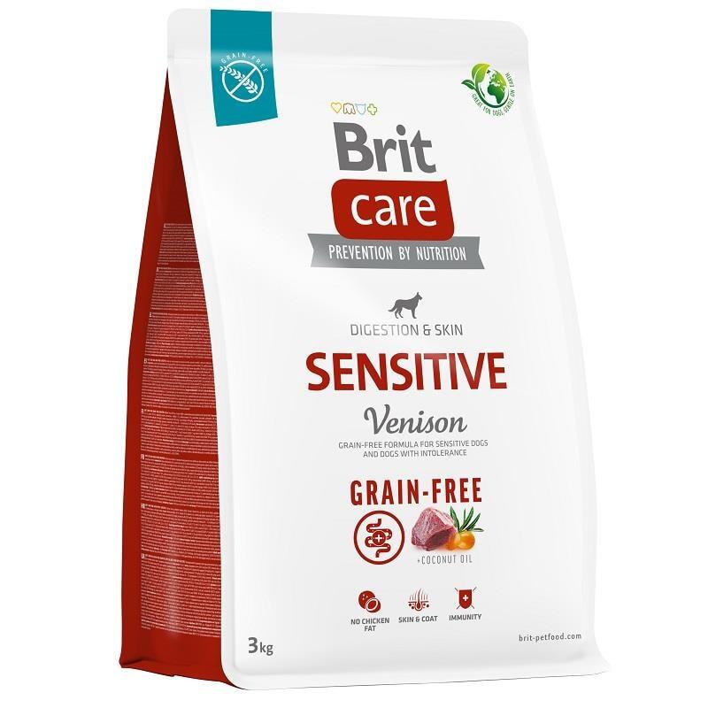 BRİTCARE VENİSON HASSAS KÖPEKLER İÇİN GEYİK-PATATESLİ KÖPEK MAMASI 3KG - 1