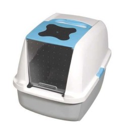 Catit Kapalı Kedi Tuvalet Kabini 57X46X39 Mavi