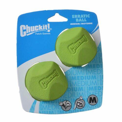 Chuckit! Erratic Ball Dayanıklı Doğal Kauçuk Köpek Oyun Topu 2'li Small 5,1cm - 1