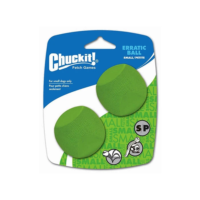 Chuckit! Erratic Ball Dayanıklı Doğal Kauçuk Köpek Oyun Topu 2'li Small 5,1cm - 2