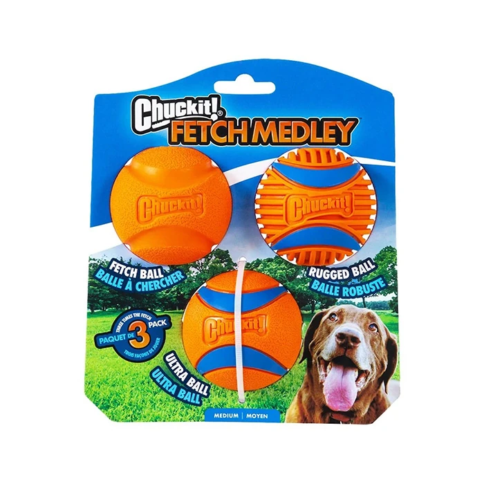 Chuckit! Fetchmedley Köpek Oyun Topları 3'lü