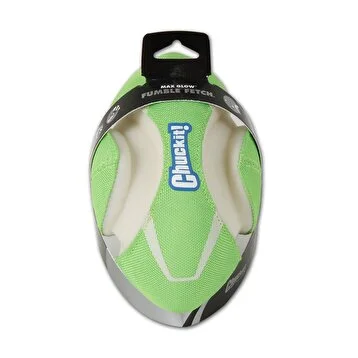 Chuckit! Max Glow Dayanıklı Kanvas Kauçuk Futbol Topu Köpek Oyuncağı Yeşil - 3