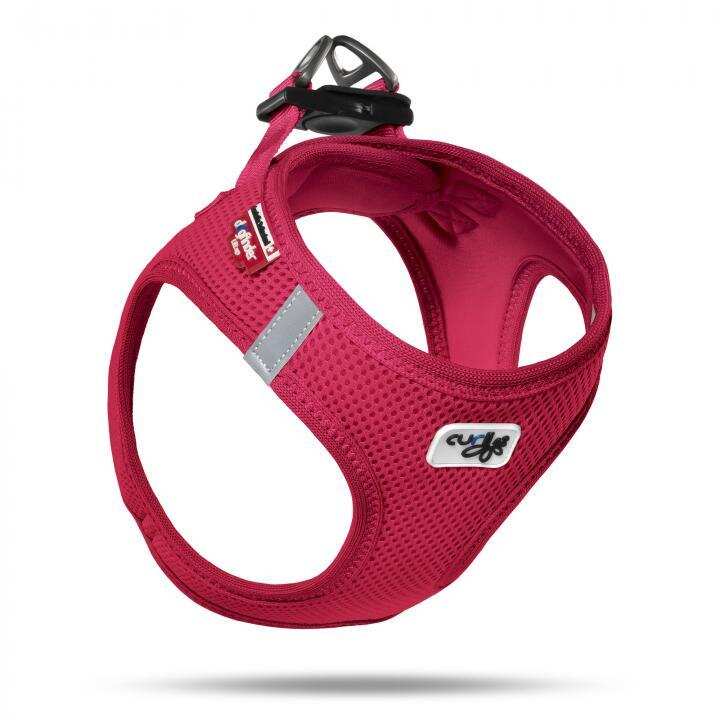 Curli Vest Harness Air-Mesh Köpek Göğüs Tasması Kırmızı Xs