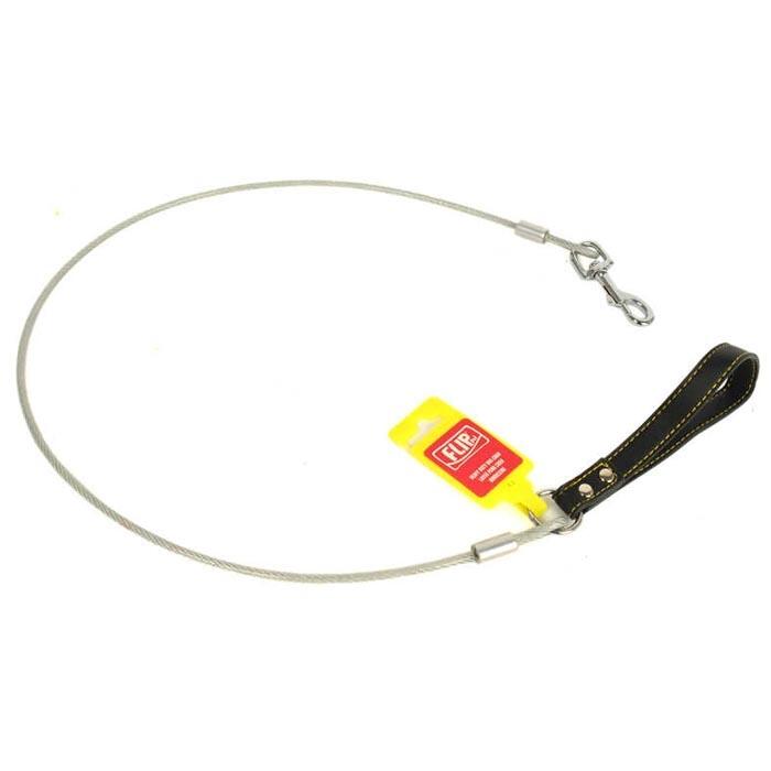 Deri Tutmalı Çelik Halat Gezdirme 3mm*120 cm - 1