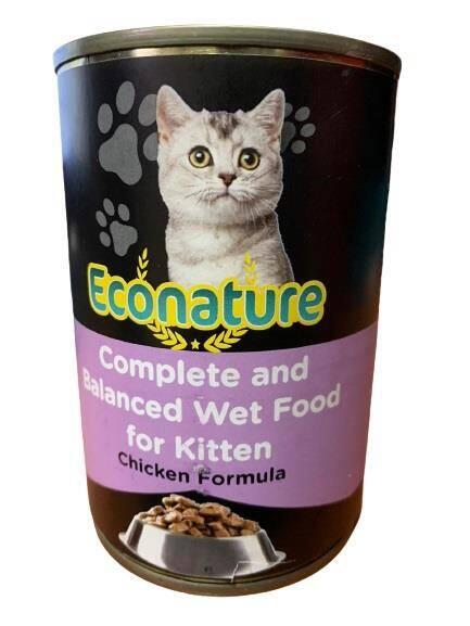 Econature Kitten Tavuk Etli Yavru Kedi Konservesi 400 Gr - 1