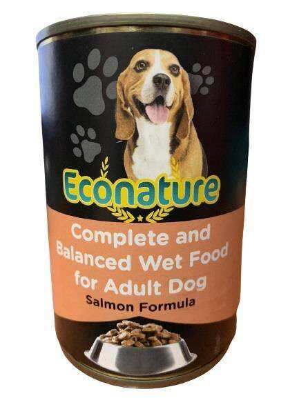 Econature Somon Etli Köpek Konservesi 400 Gr