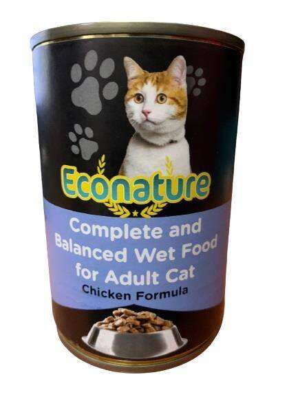 Econature Tavuk Etli Kedi Konservesi 400 Gr