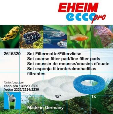 EHEİM ECCO PRO 2032-2034-2036 ELYAF VE SÜNGER SETİ - 1