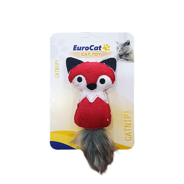EuroCat Kedi Oyuncağı Kırmızı Sincap 14 cm - 1